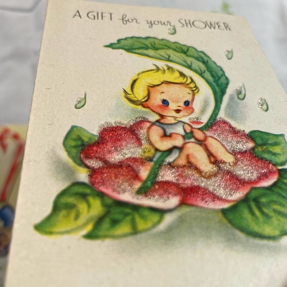 Lot of Kitsch Shower Cards and Wedding Cards - Picture 12 of 13
